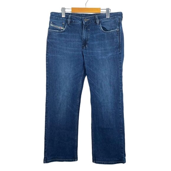 Diesel Men's Eyecon Zatiny 2019 2nd Edition Straight Fit Blue Wash 0085V US 36 - Picture 1 of 16